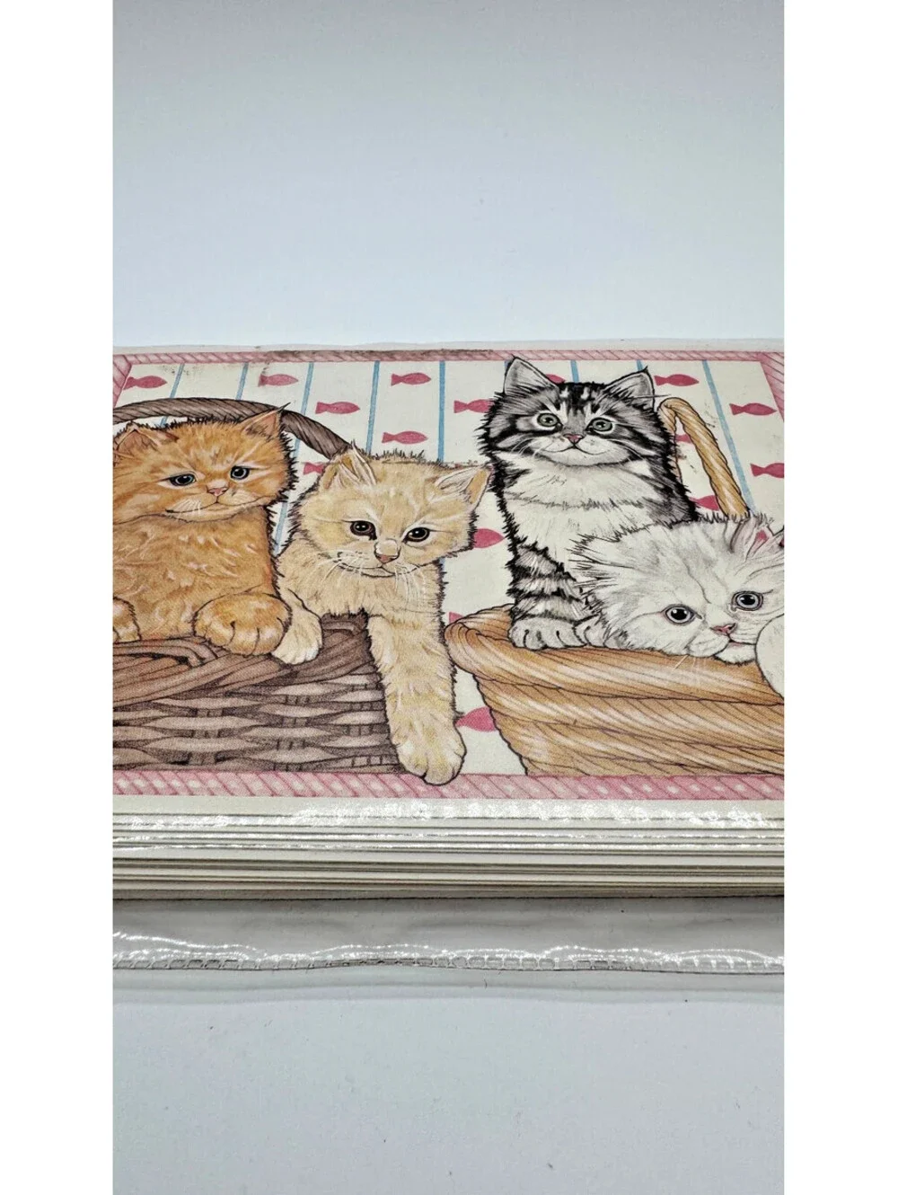 Basket of Kitties Blank Greeting Cards by Mary Badenhop (12) Cards - New